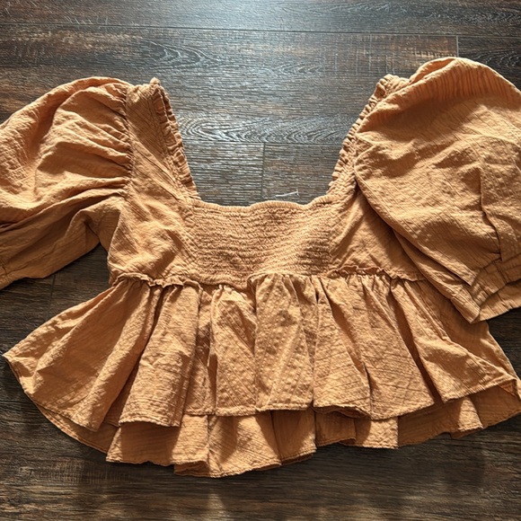 Free People. Leave it to me babydoll Top - Picture 3 of 3